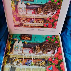 NIB RELISH "CAT'S WHISKERS" 35 PC Large jigsaw puzzle Dementia & seniors